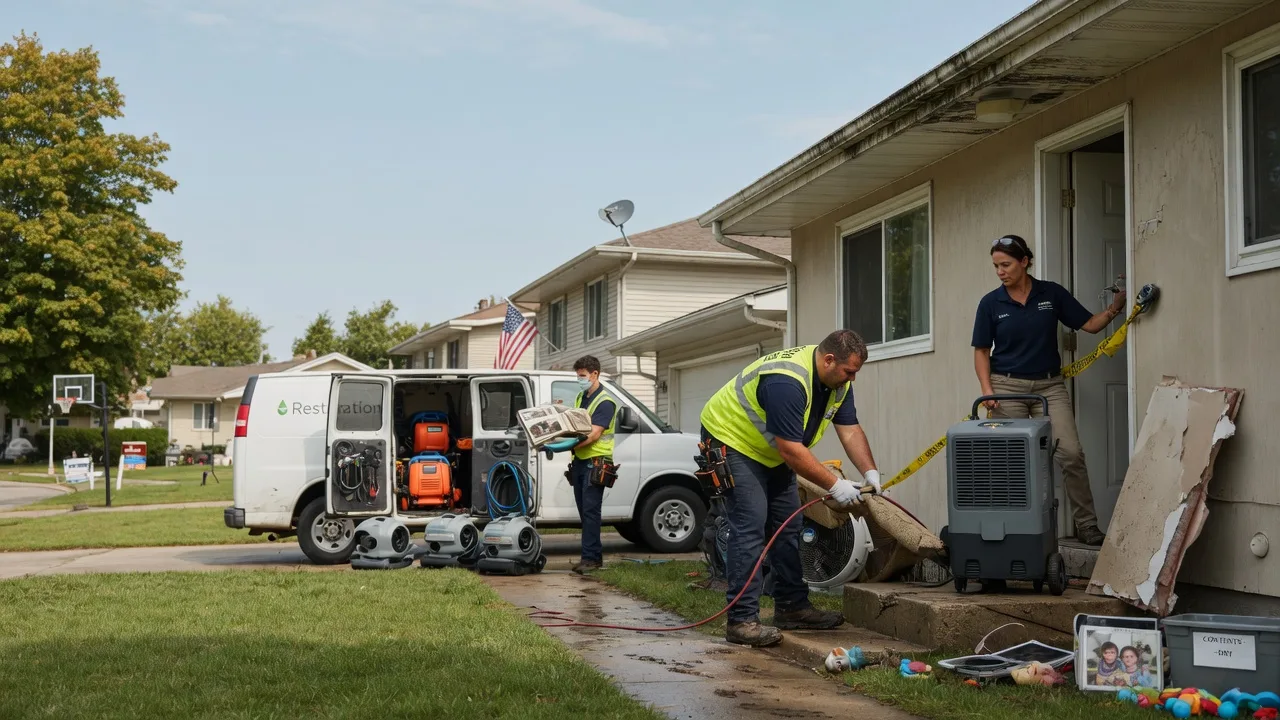 Water Damage Restoration in Carbondale, IL near me